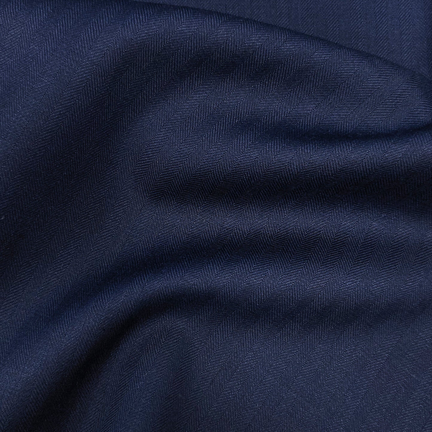 Navy Herringbone Suit
