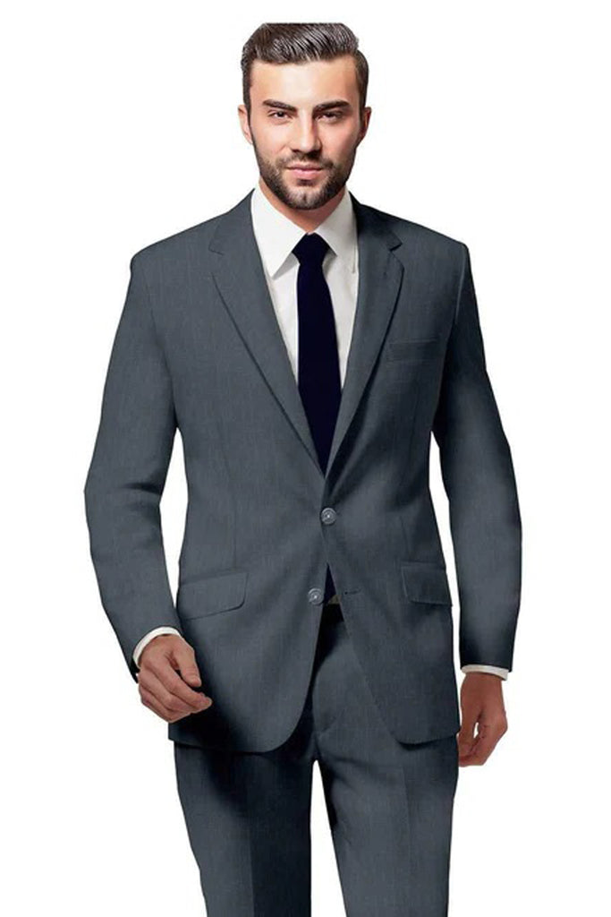 Banker Grey Stripe Suit