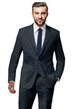 Suits for men: Buy Dark Grey Pin Stripe Suit Online- My Suit Tailor