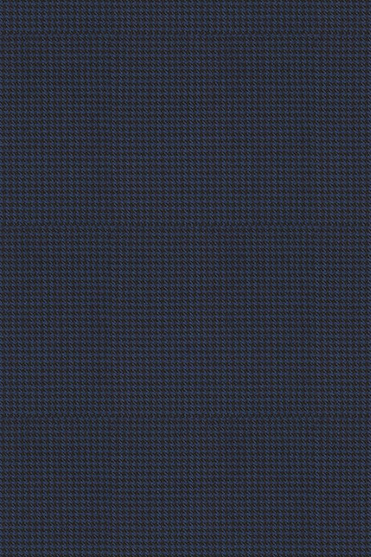 Suits for Men: Buy Navy Houndstooth - Italian Suit - My Suit Tailor