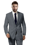 Suits for men: Buy Grey Birds Eye Suit Online- My Suit Tailor