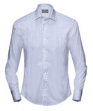 Buy Tailored Shirt for men: Madison Blue Stripe Shirt | My Suit Tailor