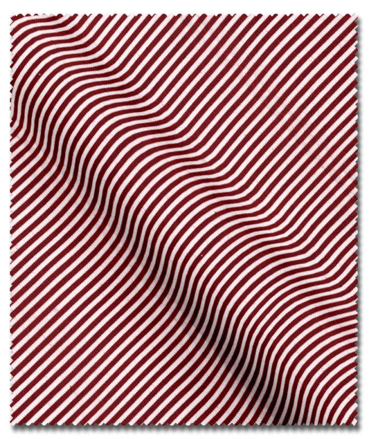 Red Stripe Shirt for Office – Custom Red Shirt for Men