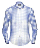 Shirts for men: Buy Blue Check Dress Shirt Online- My Suit Tailor