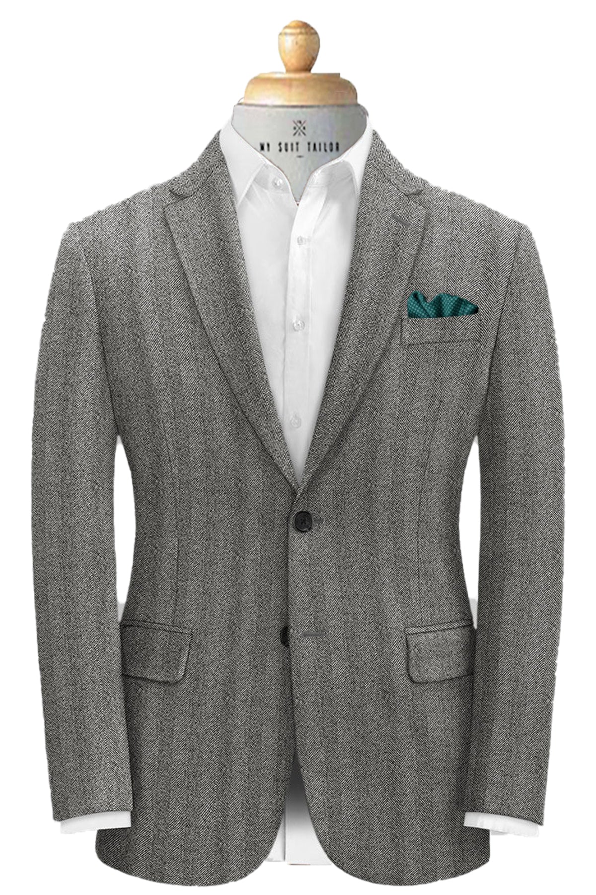 Buy Grey Herringbone Tweed Suit | Custom-Tailored Suits for Men - My Suit Tailor Extra Trouser |$115 Buy Grey Herringbone Tweed Suit | Custom-Tailored Suits for Men - My Suit Tailor Extra Trouser |$115