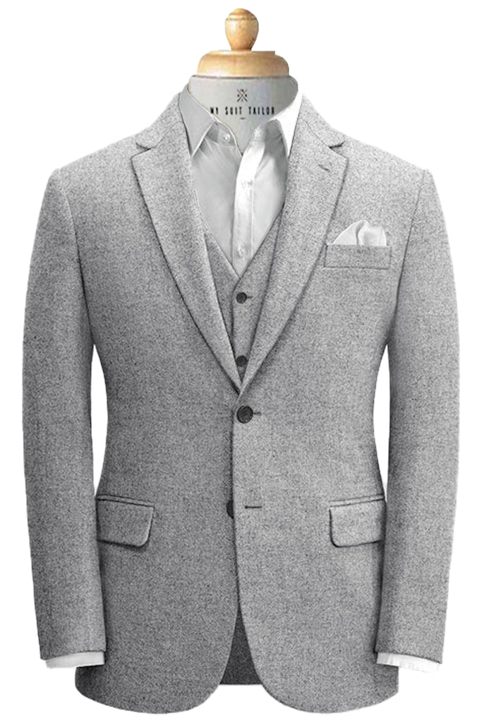 Light Grey Flannel Suit - VBC