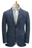 Suits for men: Buy Blue Herringbone Tweed Suit Online- My Suit Tailor