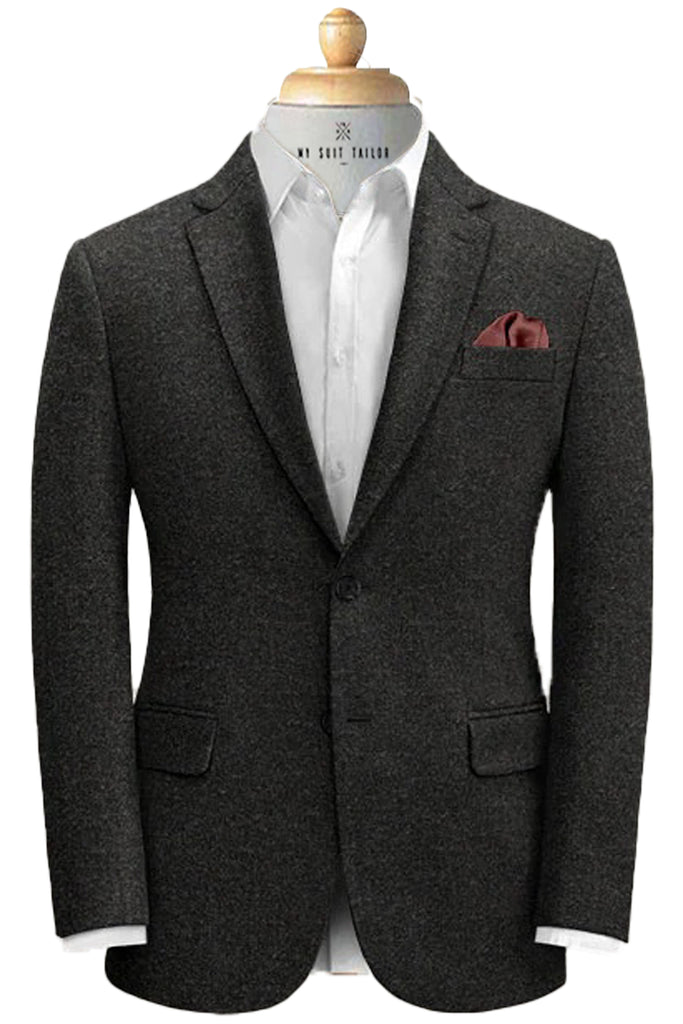 Charcoal Flannel Suit - VBC