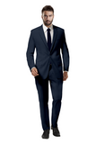 Suits for Men - Buy Navy Suit - Birds Eye - My Suit Tailor