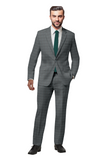Suits for Men: Buy Prince of Wales Suit Light Grey Online - My Suit Tailor