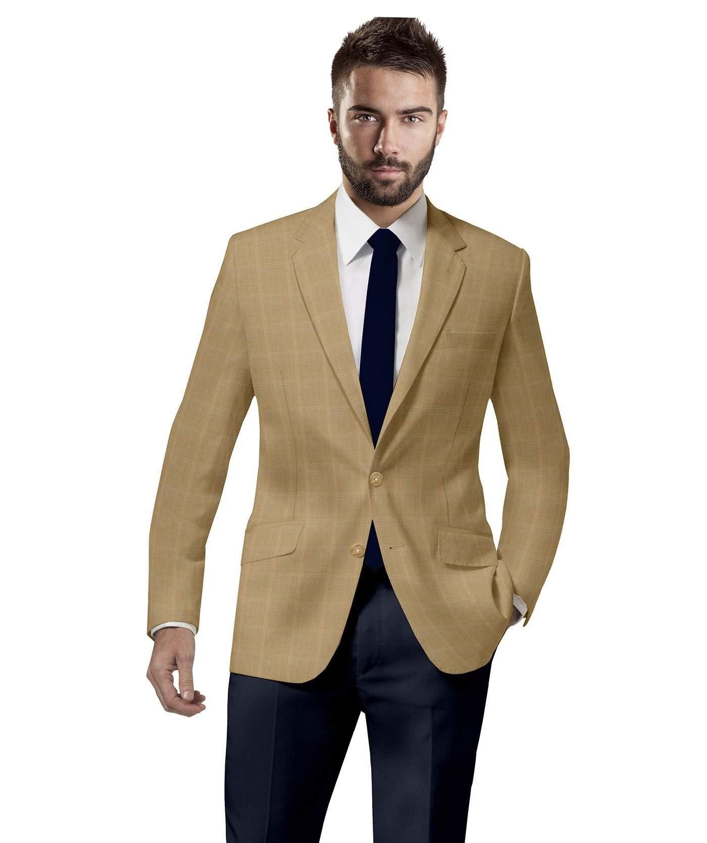 Buy Tailored and Light Beige Suit Jacket for Men