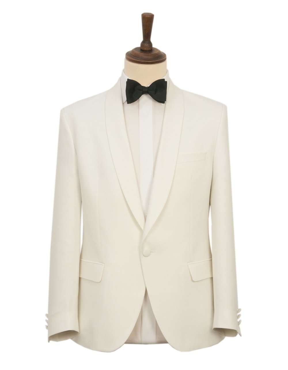 Men’s Cream Tuxedo Jacket – Custom Tailored Dinner Elegance