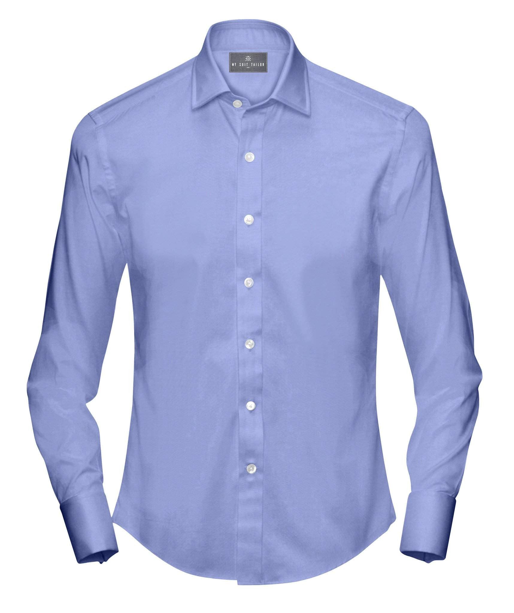 tailored dress shirts Athletic Fit Dress Shirt in Mid Blue M
