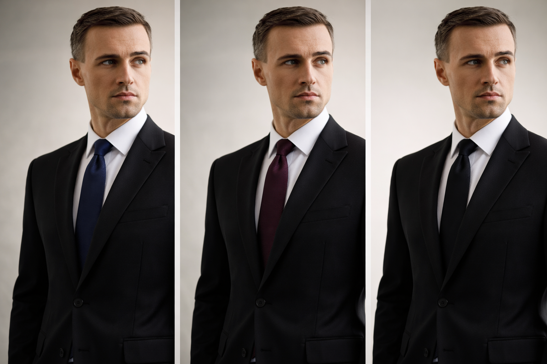 Which Color Tie Should I Wear With My Black Suit?