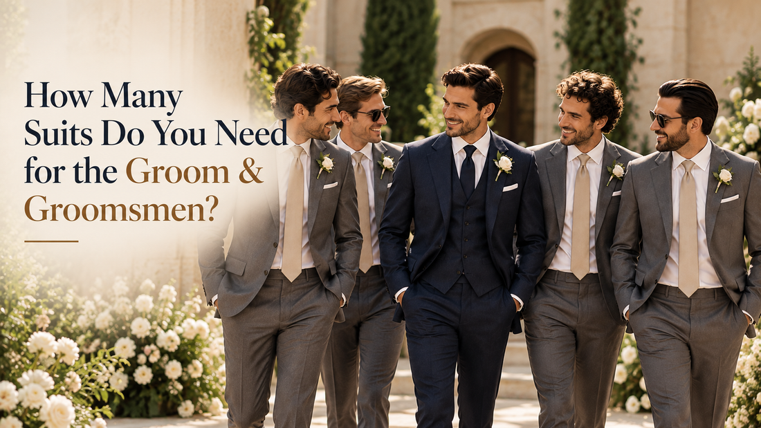 How Many Suits Do You Need for the Groom & Groomsmen?