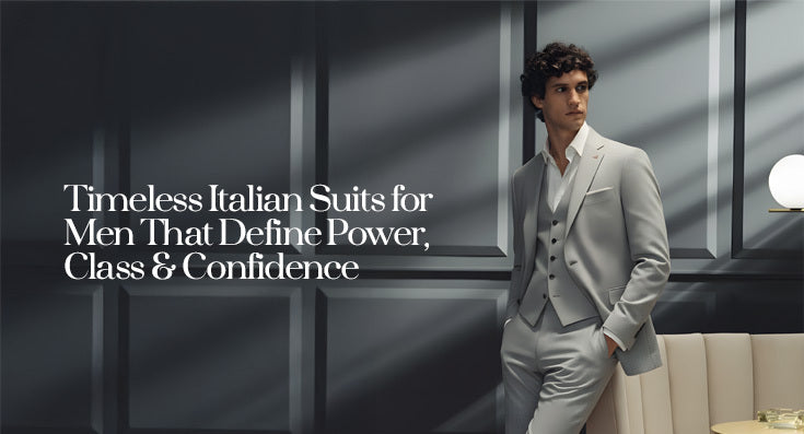 7 Timeless Italian Suits for Men That Define Power, Class & Confidence