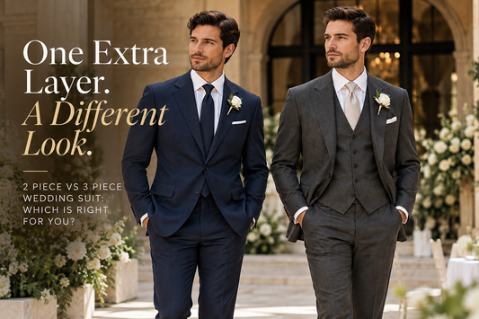 2 Piece vs 3 Piece Wedding Suit: Which Is Right for You?