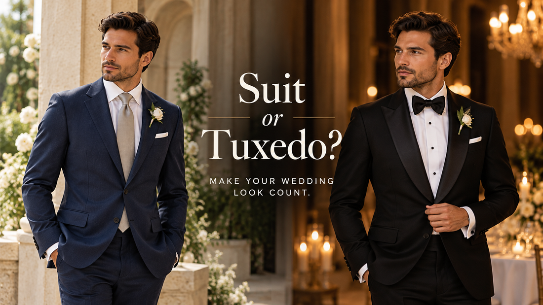 Wedding Suit vs Tuxedo: What Should the Groom Wear?