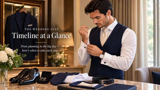 When Should You Order Your Wedding Suit? A Groom's Timeline