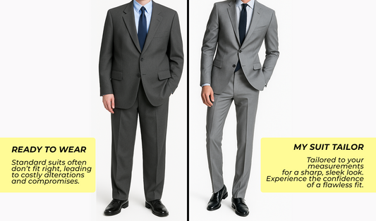 Custom Suits vs. Off-the-Rack Suits: Why Tailored is Worth Every Penny