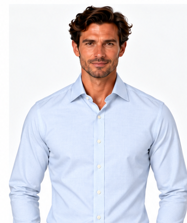 Blue Non Iron Dress Shirt