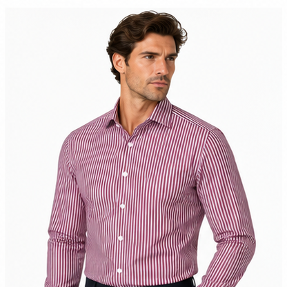 Red and White Stripe Shirt