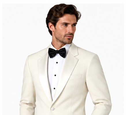 Buy Men's Cream Tuxedo Jacket | Cream Tuxedo Jacket for Men