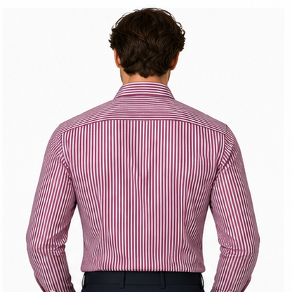 Red and White Stripe Shirt