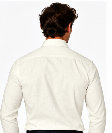 Custom Cream Dress Shirt for Men – Tailored Elegance