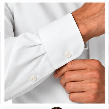 White Custom Dress Shirt for Men – Tailored Suit Shirt