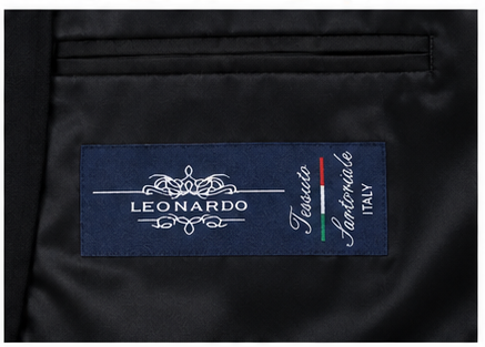 Italian Black Tuxedo Suit – Custom Tailored Super 130’s Wool