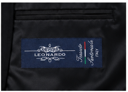 Italian Black Tuxedo Suit – Custom Tailored Super 130’s Wool