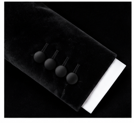 Black Velvet Tuxedo Jacket – Custom Tailored Elegance
