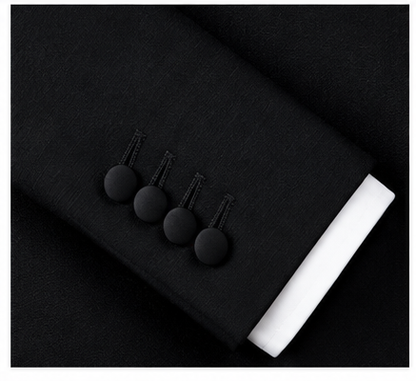 Italian Black Tuxedo Suit – Custom Tailored Super 130’s Wool