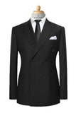 Black Pinstripe Suit