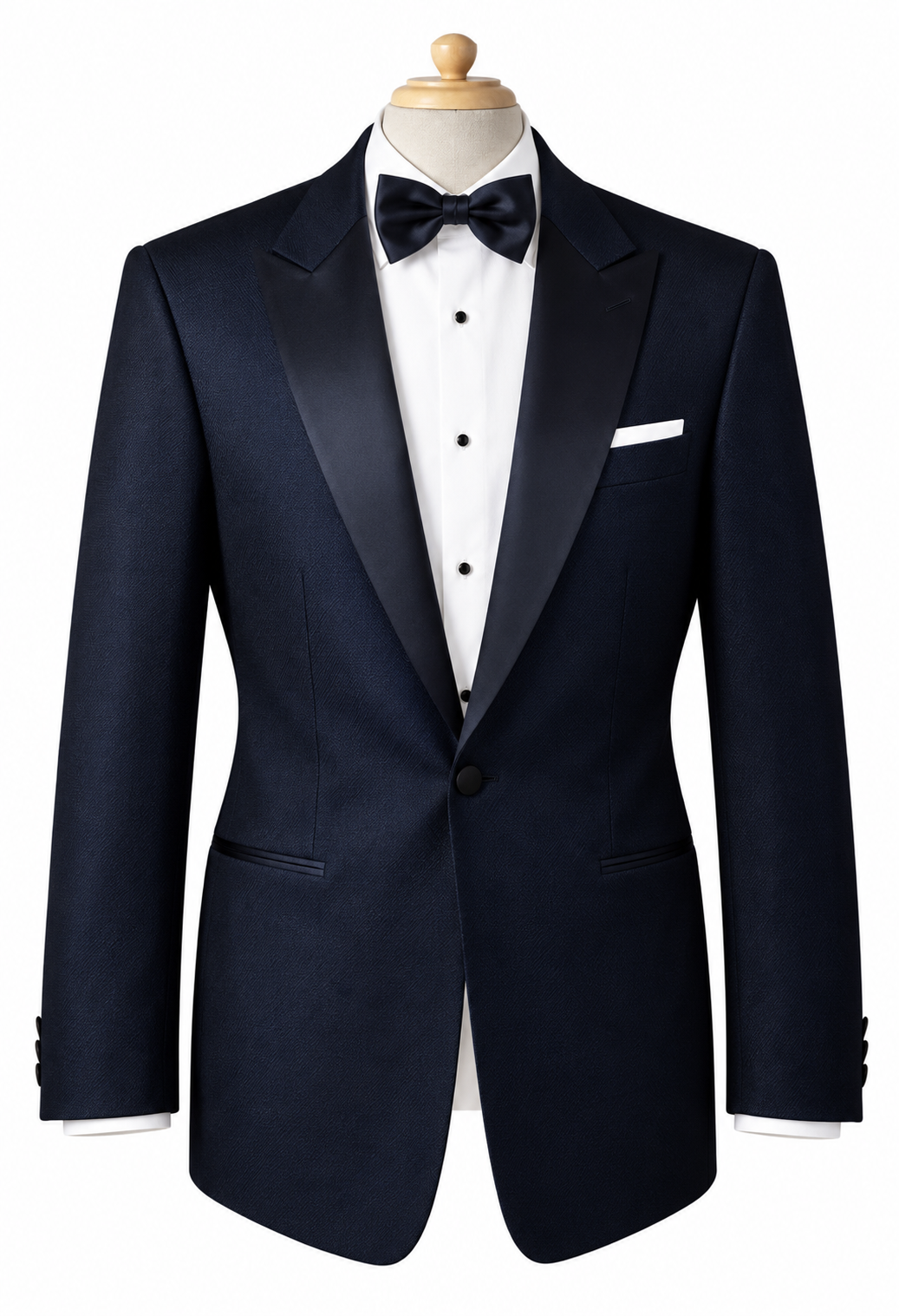 Navy Blue Tuxedo Suit – Custom Tailored Elegance