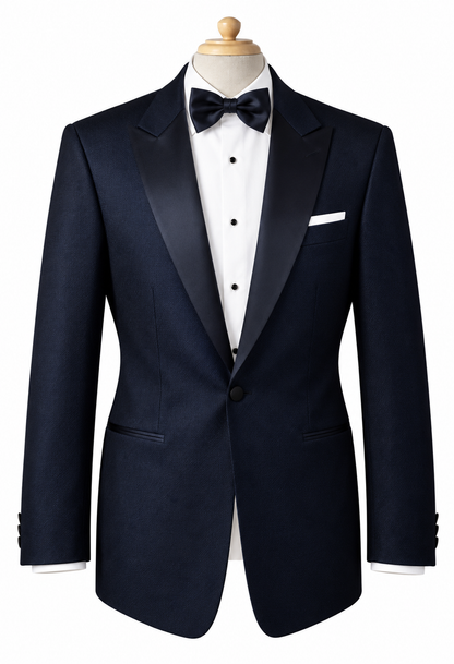Navy Blue Tuxedo Suit – Custom Tailored Elegance