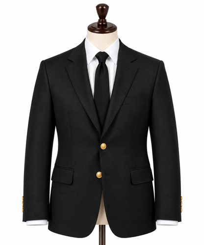 Italian Black Blazer- Vitale Barberis Canonico