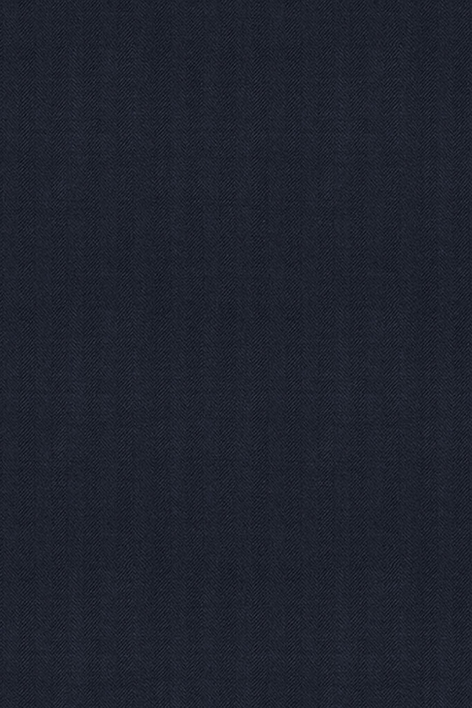 Navy Herringbone Suit