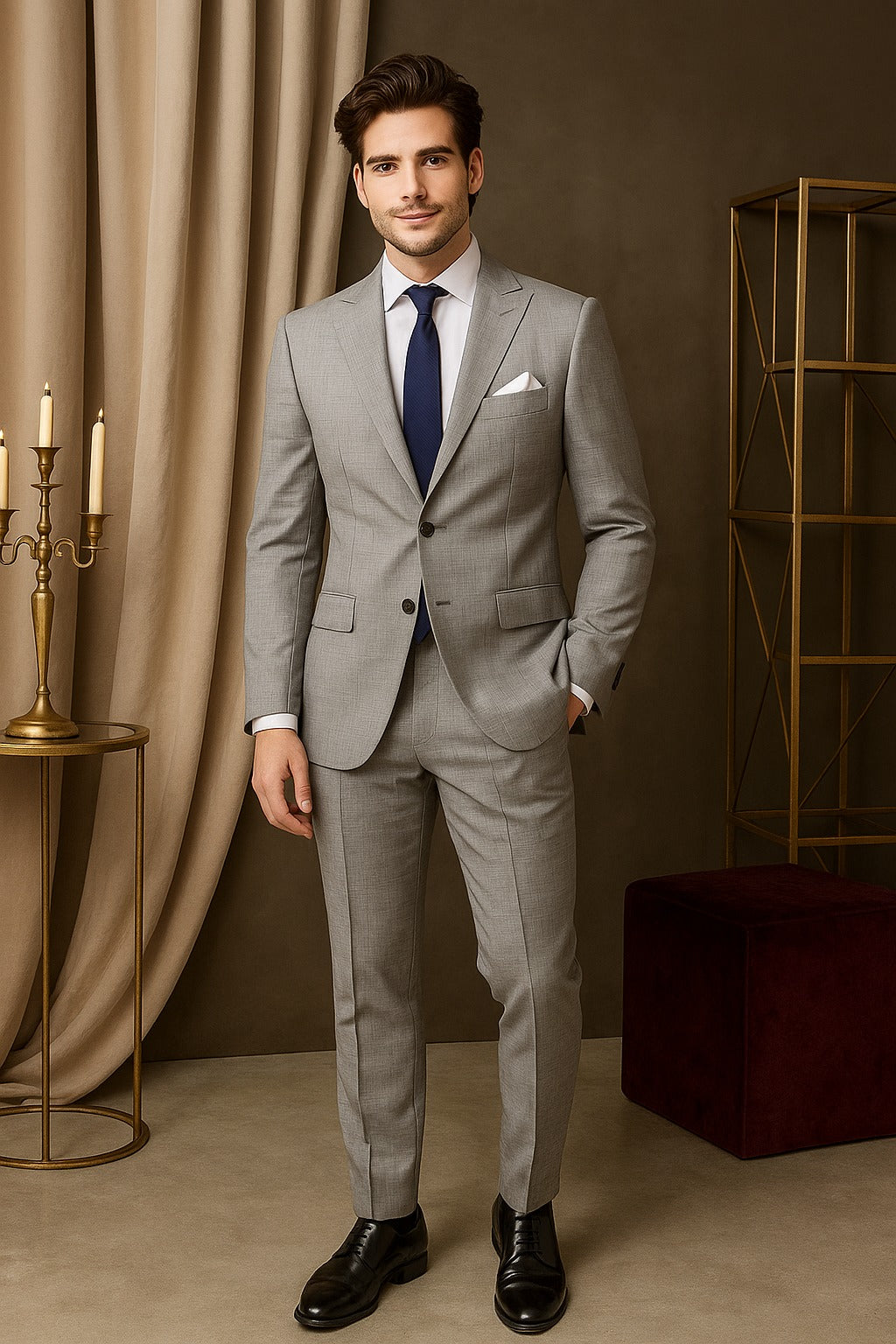 Buy Light Grey Suit | Custom-Tailored Suits for Men - My Suit Tailor Add Additional Item Buy Light Grey Suit | Custom-Tailored Suits for Men - My Suit Tailor Add Additional Item