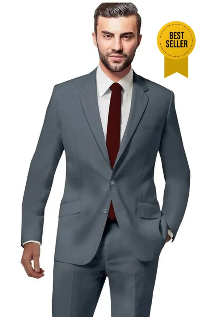 New York Grey Suit for Men | Buy Custom-Tailored Luxury Suits My Suit Tailor Vest Coat+Extra Trouser |$220 New York Grey Suit for Men | Buy Custom-Tailored Luxury Suits My Suit Tailor Vest Coat+Extra Trouser |$220