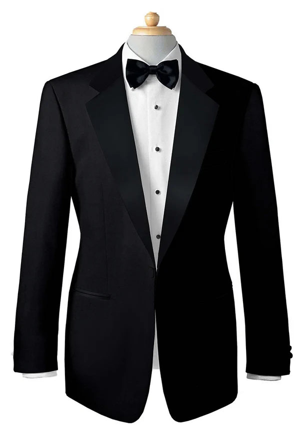 Men’s Black Tuxedo Suit – Custom Tailored Elegance