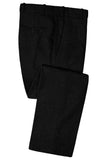 Black Birds Eye Tuxedo Suit for Men – Custom Italian Wool Wedding Tuxedo