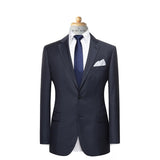 Dark Ash Grey Wool Suit – Refined Sheen & Comfort