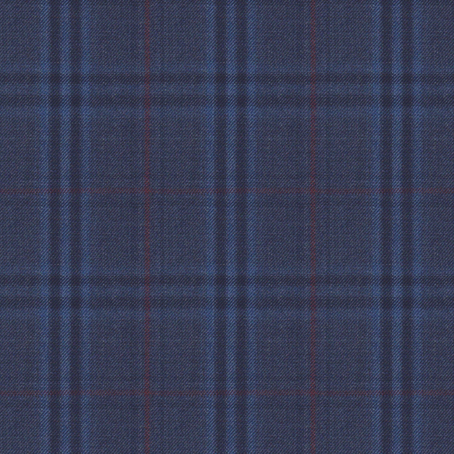 Midnight-Blue & Red Checks Sports Jacket