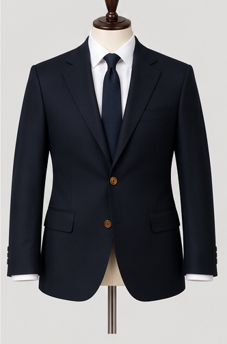 Men’s Black Blazer – Custom Fit Wool Blazer for All Seasons