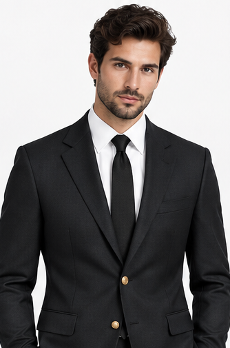 Italian Black Blazer- Vitale Barberis Canonico