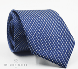 Blue Dotted Tie
