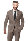 Suits for men: Buy Beige Pin Stripe Suit Online- My Suit Tailor