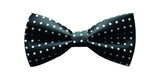 Black and White Polka Dot Bow Tie